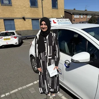 driving learning success image girl